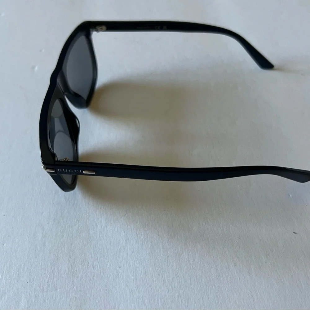 GUCCI GG1726S MENS SUNGLASSES DARK SHINY BLUE NWOT